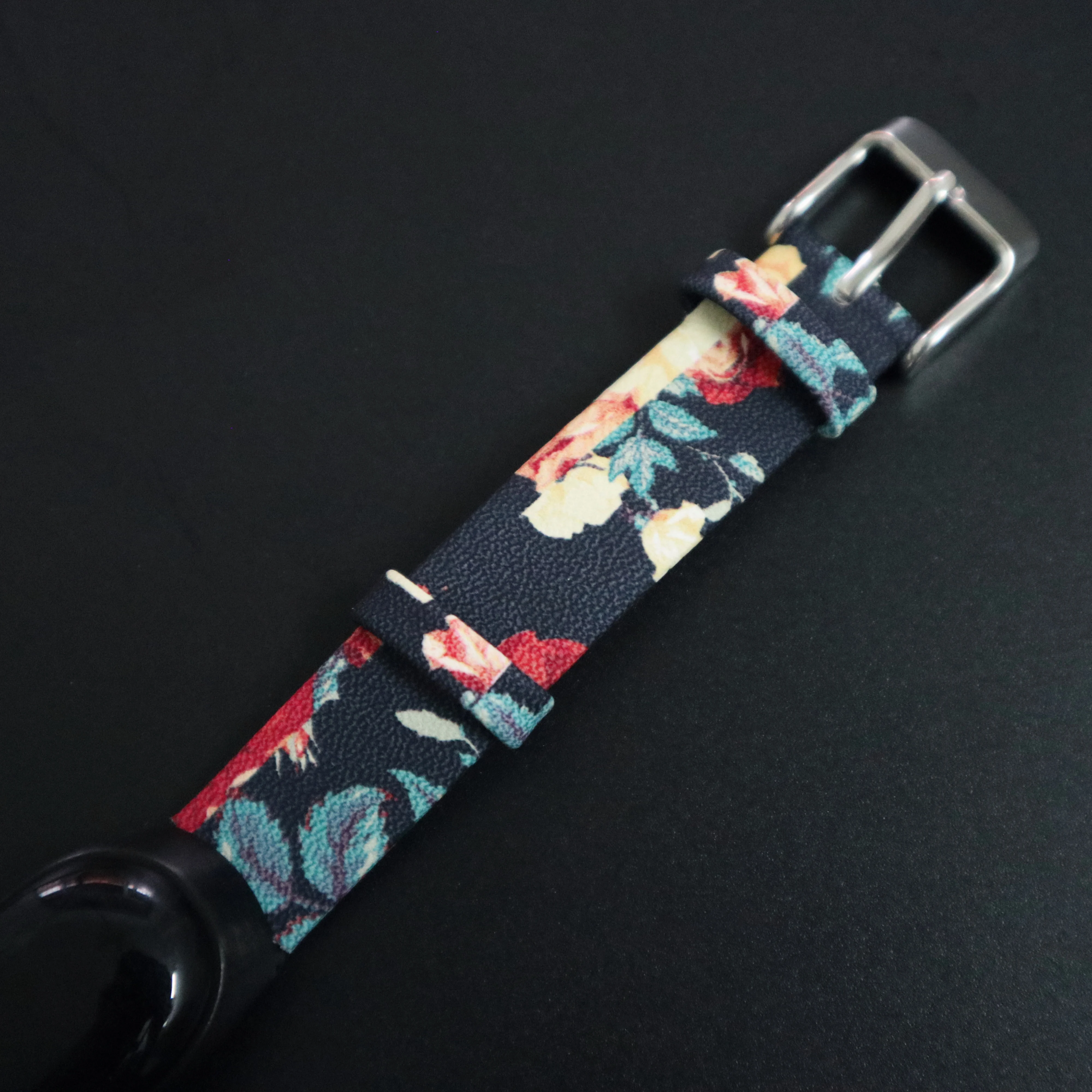 Браслет с цветочным принтом для huawei Honor band 4, кожаный металлический ремешок Honor band 4, браслет Pulseira Accesorio