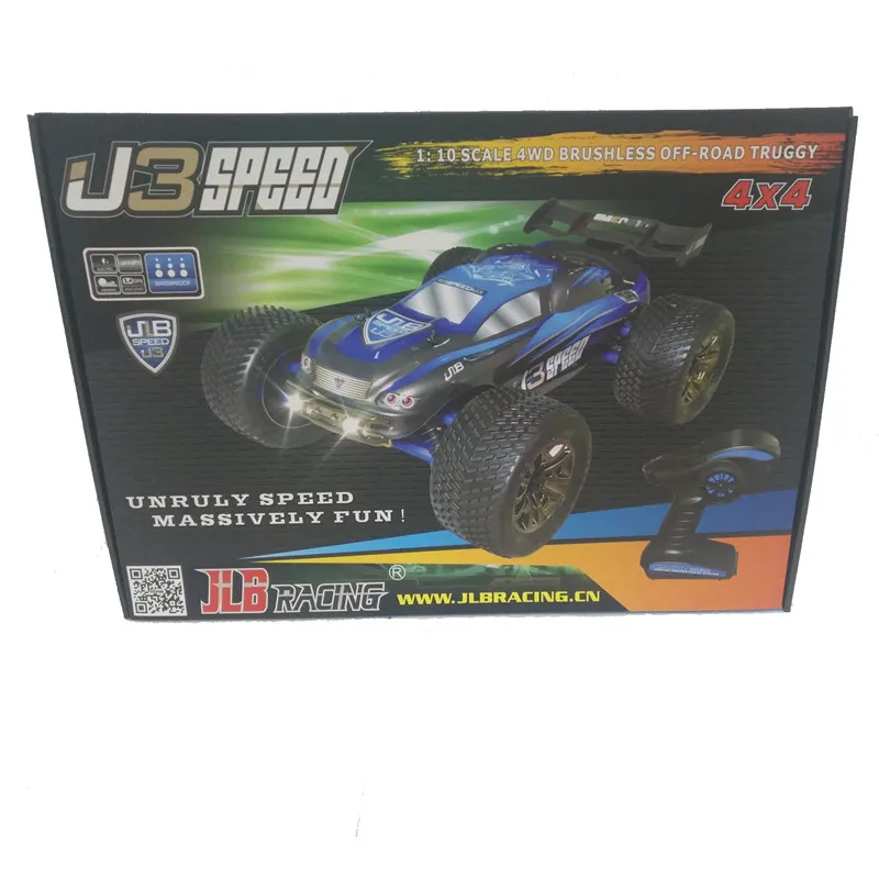 JLB J3SPEED 1/10 4WD бесщеточный тругги ATR RC автомобиль без электронных деталей|rc car|4wd