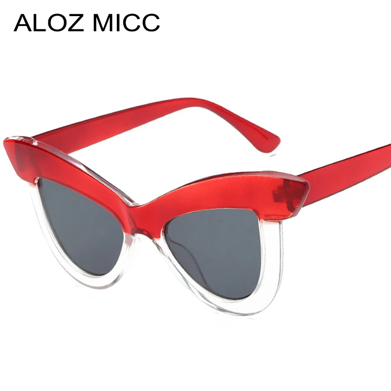 

ALOZ MICC Vintage Cat Eye Sunglasses Women 2019 NEW Luxury Sun Glasses Female Black Red Oculos Goggles UV400 Q99