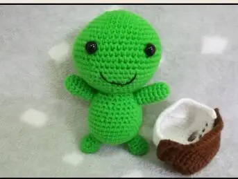 green 16cm Ручная работа, вязаная кукла, материал, посылка, шерсть, олень, незавершенная плюшевая игрушка, вязание крючком, инструменты для плетения - Цвет: green 16cm