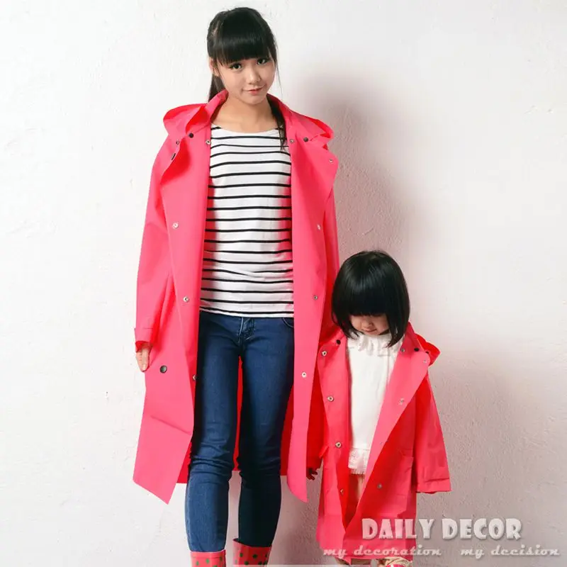 Новинка подходит для родителей и детей дождевик девочек мам модный женский
