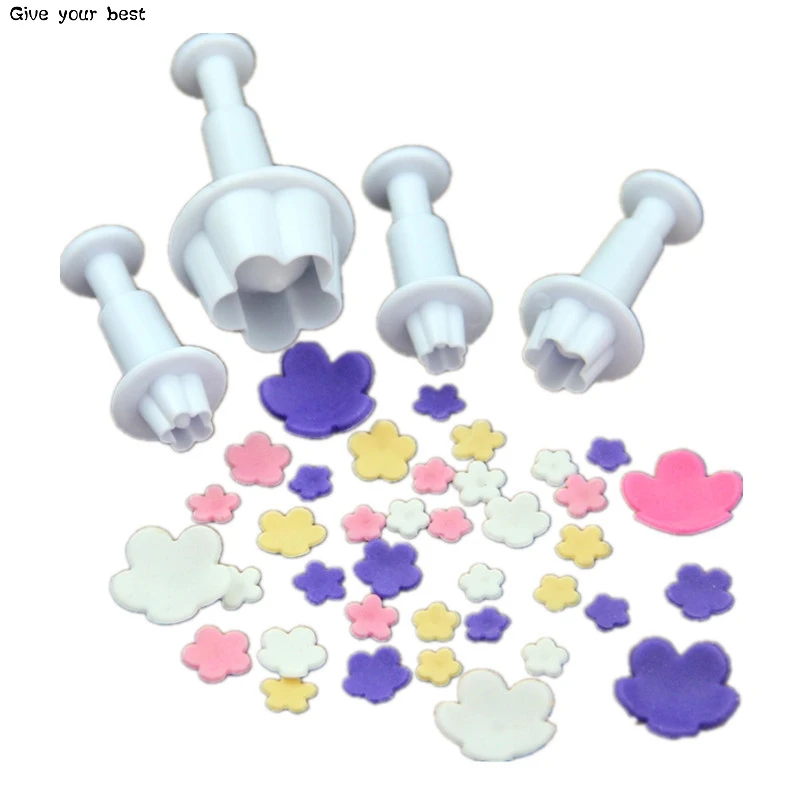 Высококачественный Цветущий маленький цветок пластиковый сахарный крафт фондан