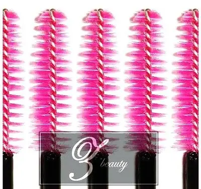 200 шт розовые Одноразовые Тушь для ресниц палочка кисть наращивания макияж |