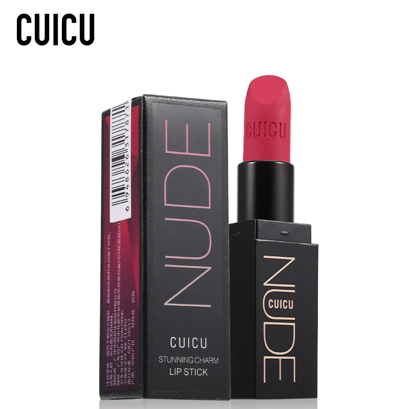 Бренд CUICU набор матовых помад нюдовый макияж бархатные палочки для губ