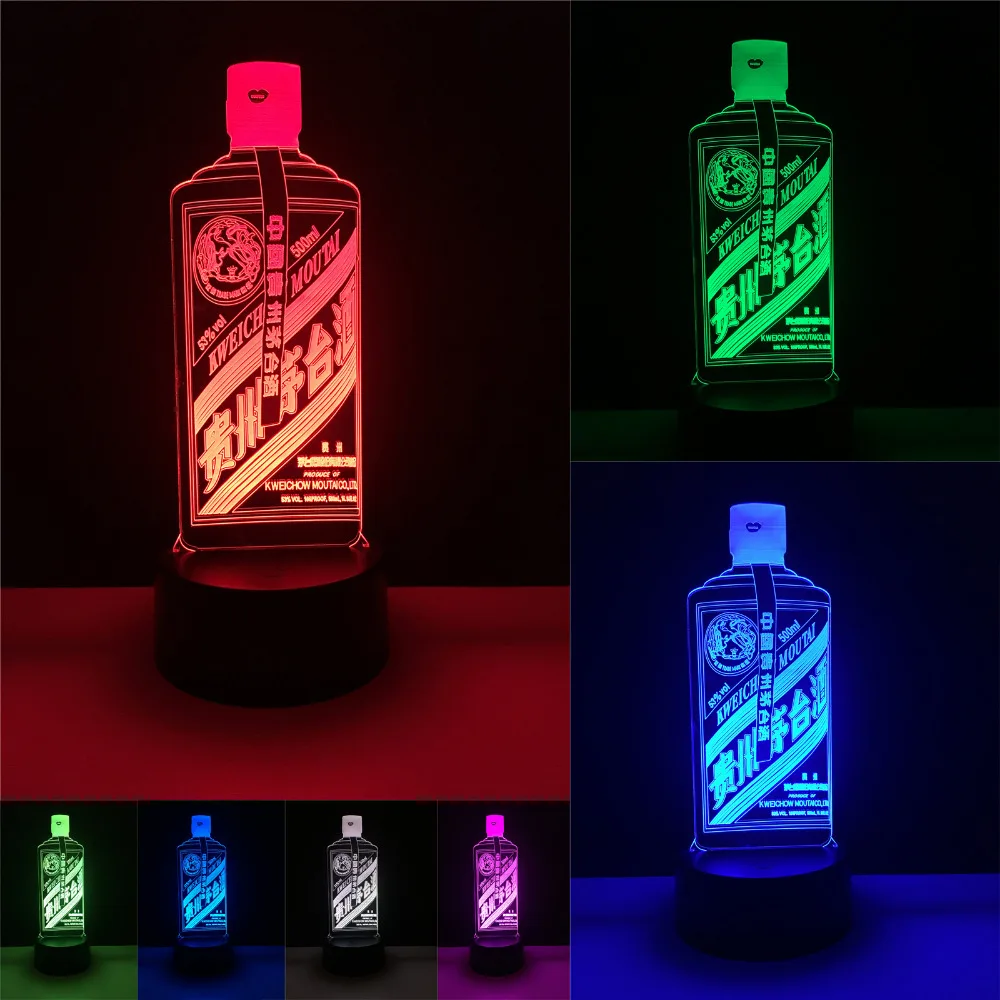 Luminaria Ночной светильник в китайском стиле 7 цветов с градиентным затемнением|night