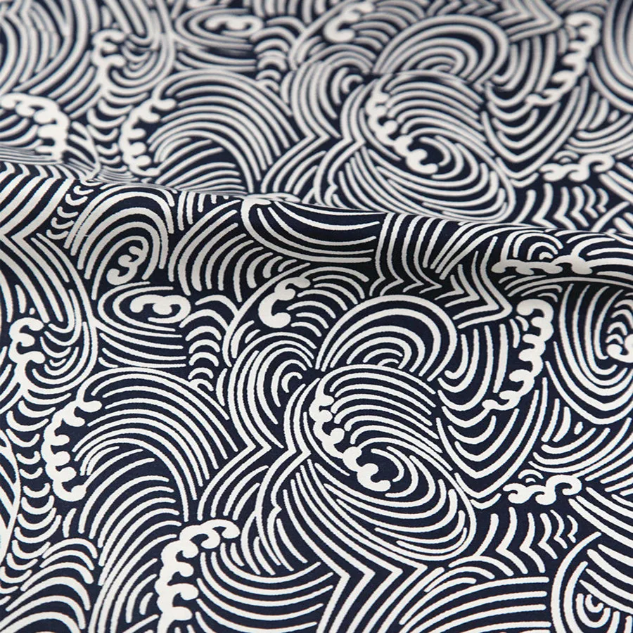 3 шт. 40 х 50 см японского ретро парча с геометрическим принтом 100% хлопковая