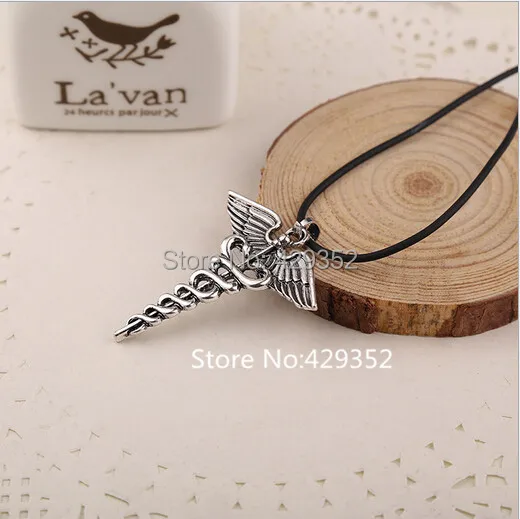 Euro-American Classical Movie Percy Jackson Necklace Vintage Angel Wing Pendant For Sale 24pcs/lot | Украшения и аксессуары