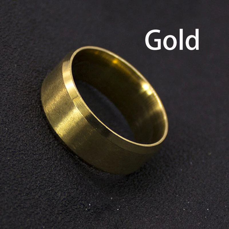 Новые большие мужские кольца в стиле панк 3 цвета ширина 8 мм круглые винтажные из