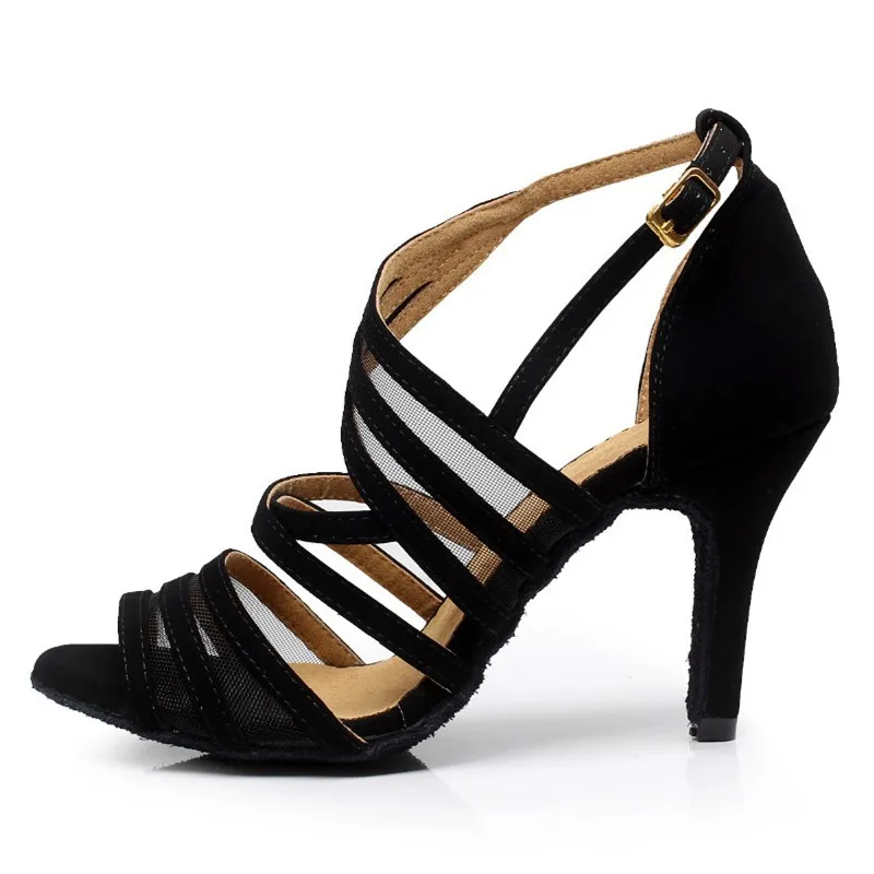 Женские туфли для танцев бархатная Женская танцевальная обувь Латина танго