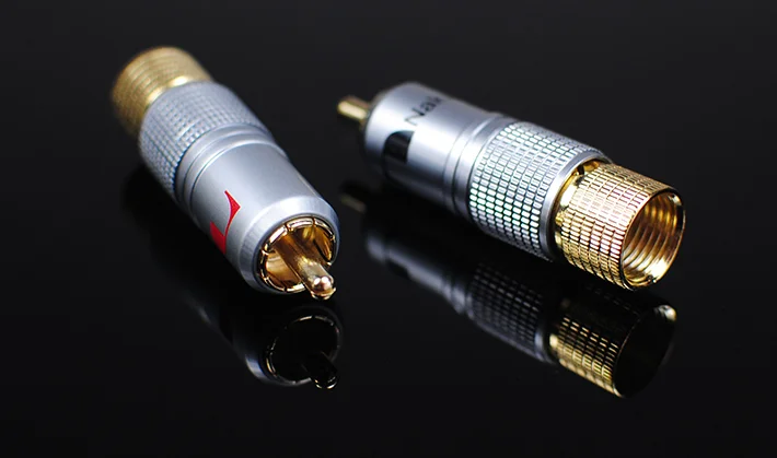 20 штук высокое качество Nakamichi шоссейная разъем под пайку RCA мужской припоя Видео