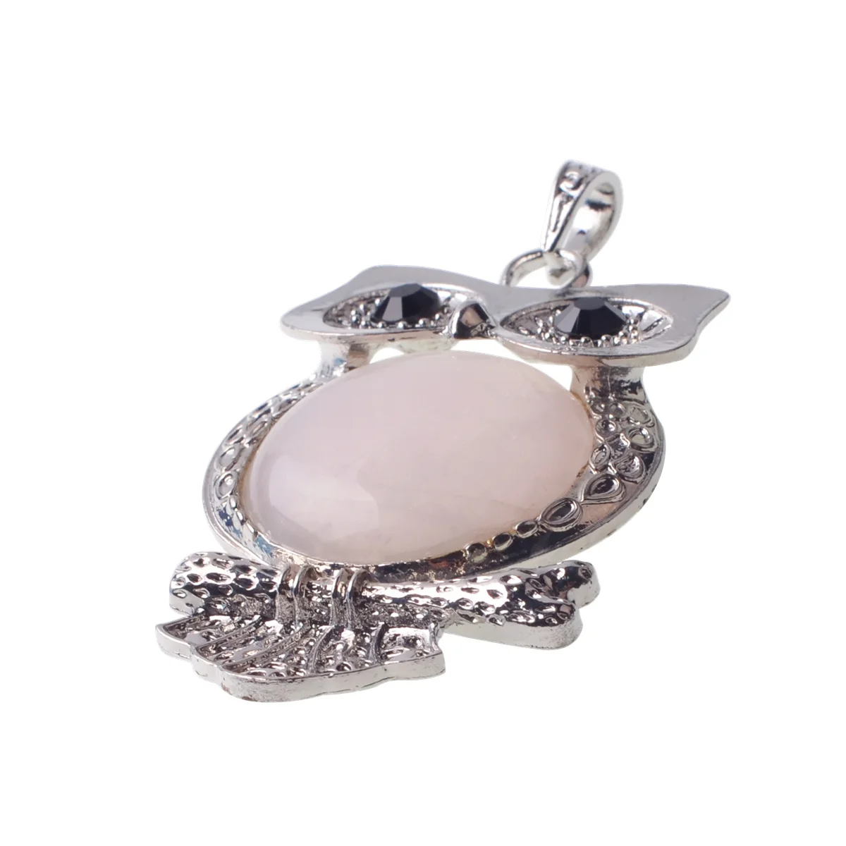 Изысканное ожерелье с подвеской из сплава Совы натурального камня для женщин