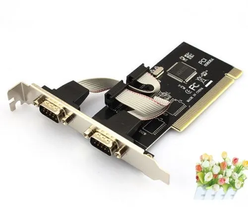 1 шт. Win 7 VISTA XP FO с CD драйвером DB9 последовательные порты разъемы PCI на 2 порта s COM 9