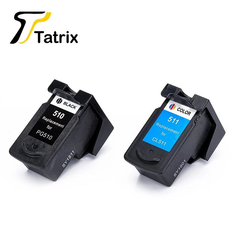 Tatrix 2PK для Canon PG510 CL511 чернильный картридж принтера PG 510 CL 511 Pixma MP240 MP250 MP260 MP270 MP280 MP480
