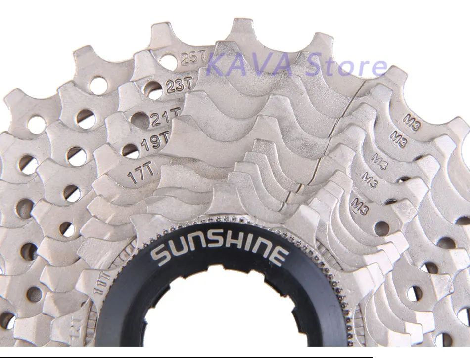 SUNSHINE дорожный велосипед Freewheel 10 S 11-25T велосипедный маховик сталь 10 скоростей кассета Звездочка совместима с частями SHIMANO 5700 k7