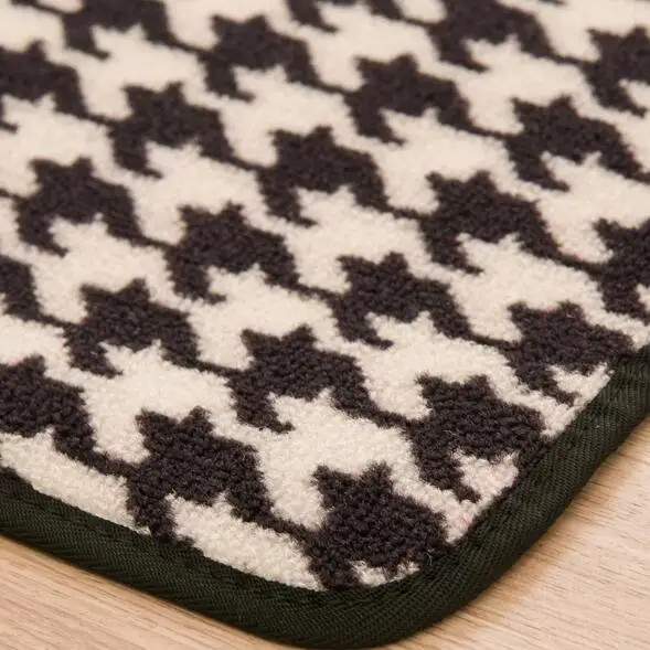 Creative Houndstooth patternt with Cat Living Room carpet Rug Soft Polyester Beautiful for Kitchen Mat/Bath Mat kids | Дом и сад