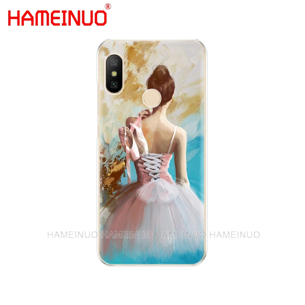 Балетная танцевальная девушка балерина тапочки чехол для Xiaomi Mi 8 se A2 lite redmi 6 6a pro note