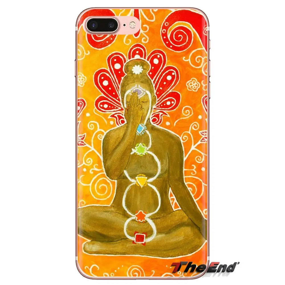 Soft Transparent Shell Covers Chakra Yoga For Xiaomi Redmi 4A S2 Note 3 3S 4 4X 5 Plus 6 7 6A Pro Pocophone F1 |
