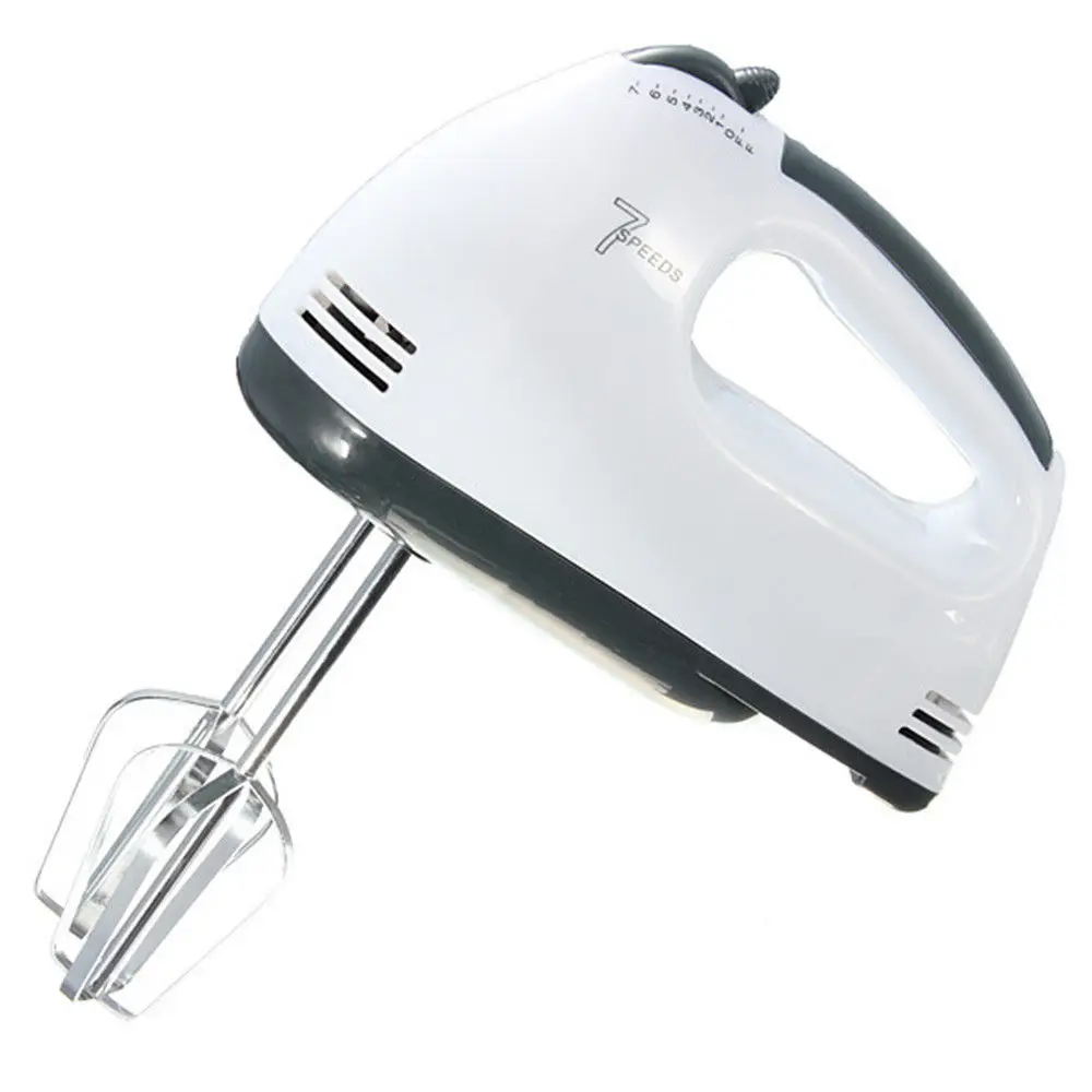 

7 Speed Electric Hand cake Mixer machine Whisk Egg Beater Cake Baking Mains Powered 180W 220V