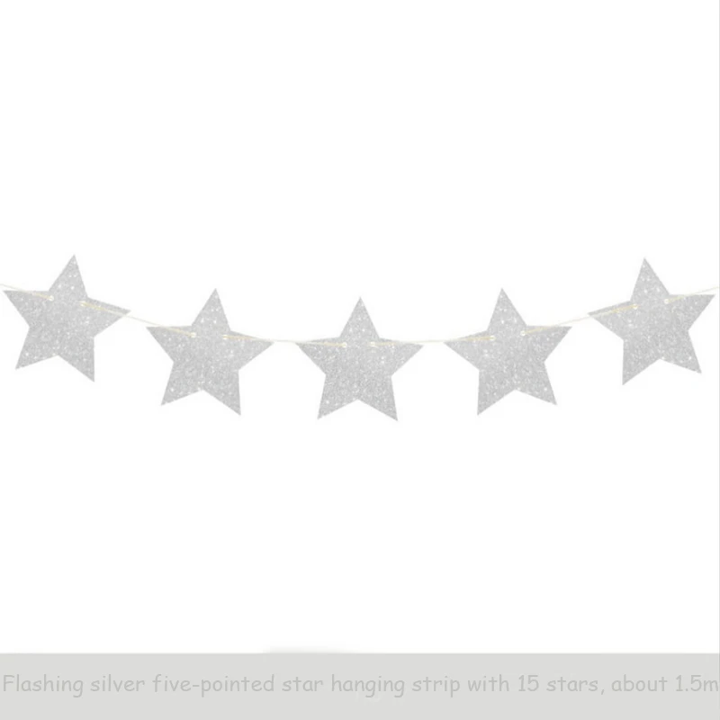 star banner flag 1pc Серебряные волны вечерние чаша-контейнер блюдо бумажное полотенце Декоративная полоса Новые одноразовые пластины бумажное блюдо высокого качества - Цвет: star banner flag 1pc