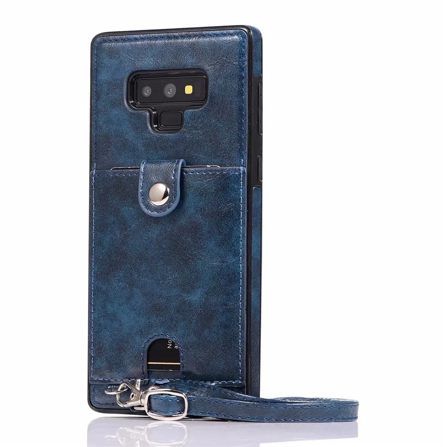 VALAM Мода флип чехол для samsung S8 S8 Plus Note 8 примечание 9 Грязезащищенная бумажник чехол для samsung S7 S9 S9plus анти стук - Цвет: Blue