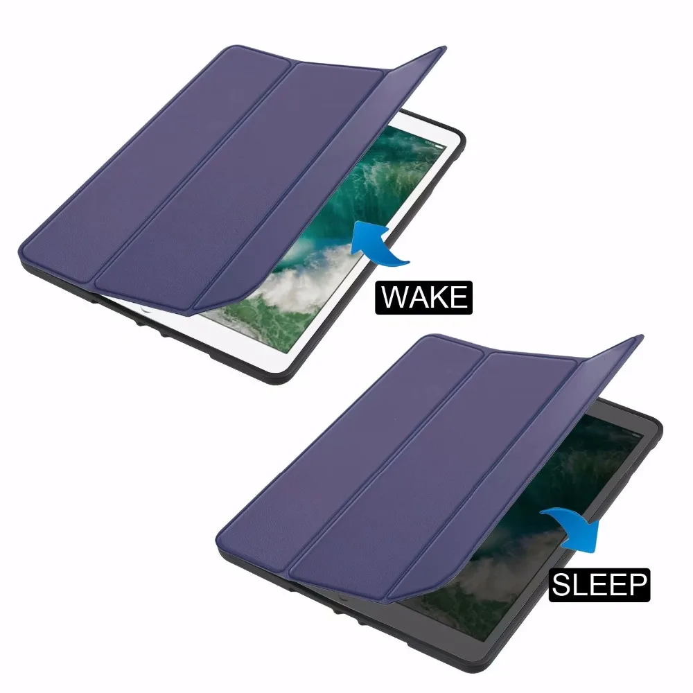 Премиум кожаный смарт-чехол для Apple iPad 9,7 6 6th поколения A1893 A1954 9,7 5 5th Gen A1822 A1823 чехол+ Защитная пленка+ ручка