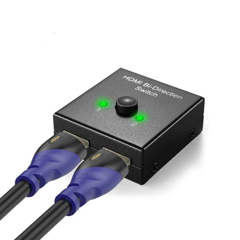 Puzhijie переключатель hdmi bi-directional 1x2 2x1 AB Переключатель Splitter HDCP поддерживает ultrahd 4 К 3D 1080 P HDMI Splitter