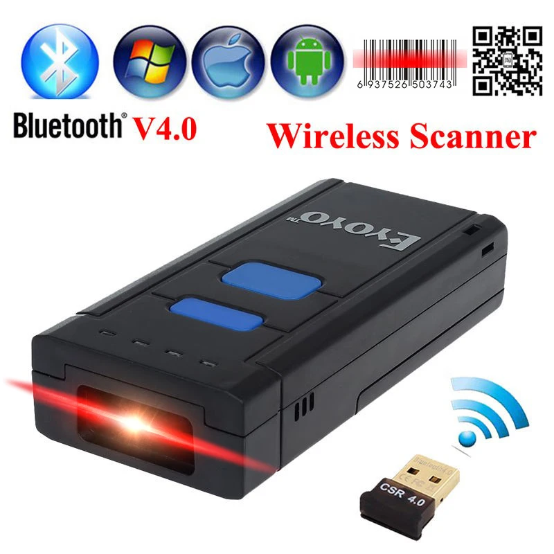 

Mj-2877 Портативный карман Беспроводной 2D сканер QR код читателя Bluetooth 2D сканер штрих-кода для Android IOS сканер barcod ручной