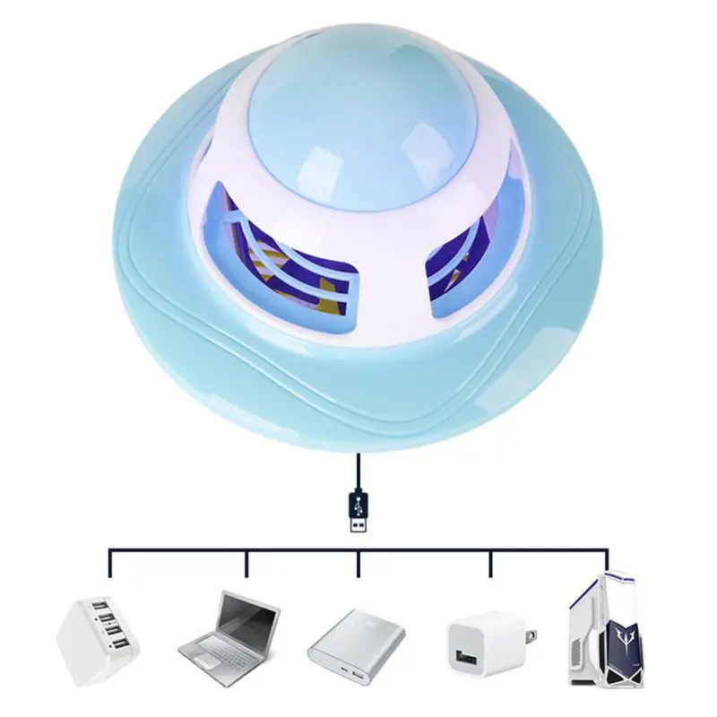 Электроника USB Москитная лампа для борьбы с вредителями электрическая летучая