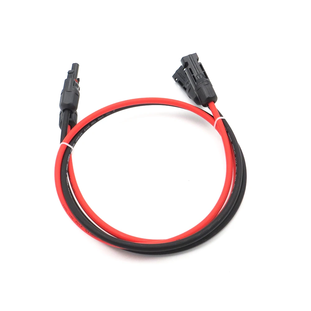 1 пара X 10 м 5 3 2 6 мм2 10AWG PV коннектор удлинитель подключение ветви черный