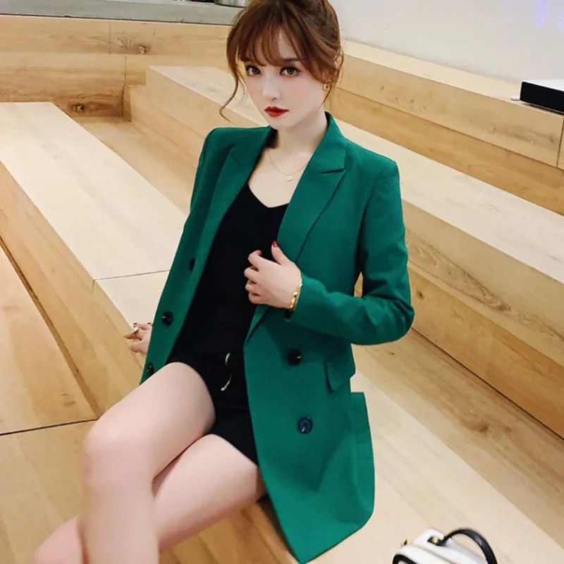 2019 новые модные блейзеры и куртки Женский маленький костюм женский
