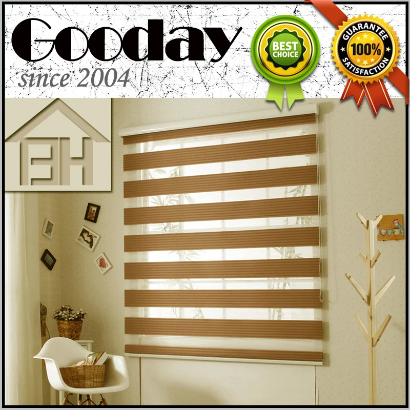 Зебра слепые плиссированные дизайн для рынка Израиля Канады и США Европы|zebra