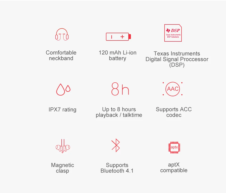 TRN AS10 Bluetooth 4 1 гарнитура наушники портативные Hi Fi Apt x беспроводные