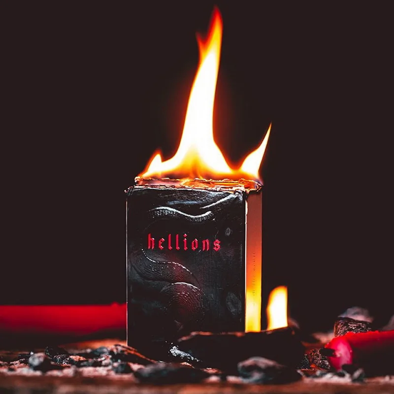 1 шт. Red Hellions V2 игральные карты размер покера колода на заказ от Ellusionist