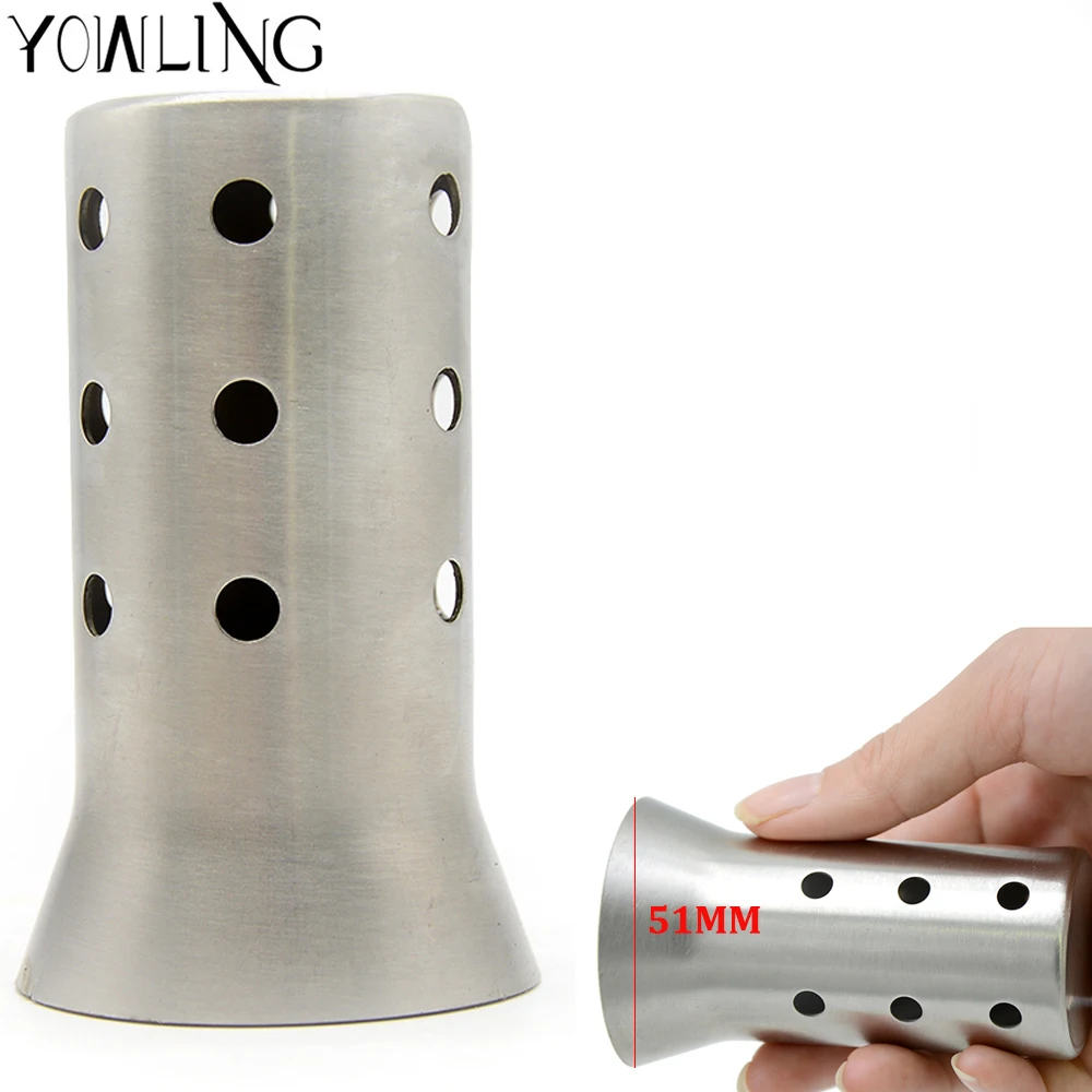 51 мм универсальный глушитель выхлопной трубы мотоцикла средний трубопровод DB