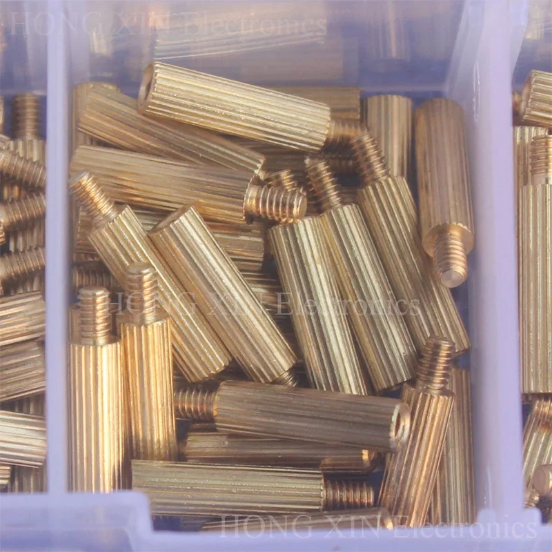 

300pcs M2 Male x Female Long Screw Bolt Brass Standoff Spacer Assortment Set