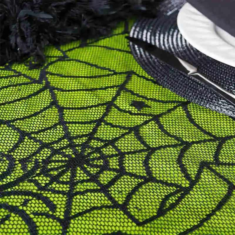 Скатерть Staraise для вечевечерние НКИ на Хэллоуин Черная кружевная скатерть декора