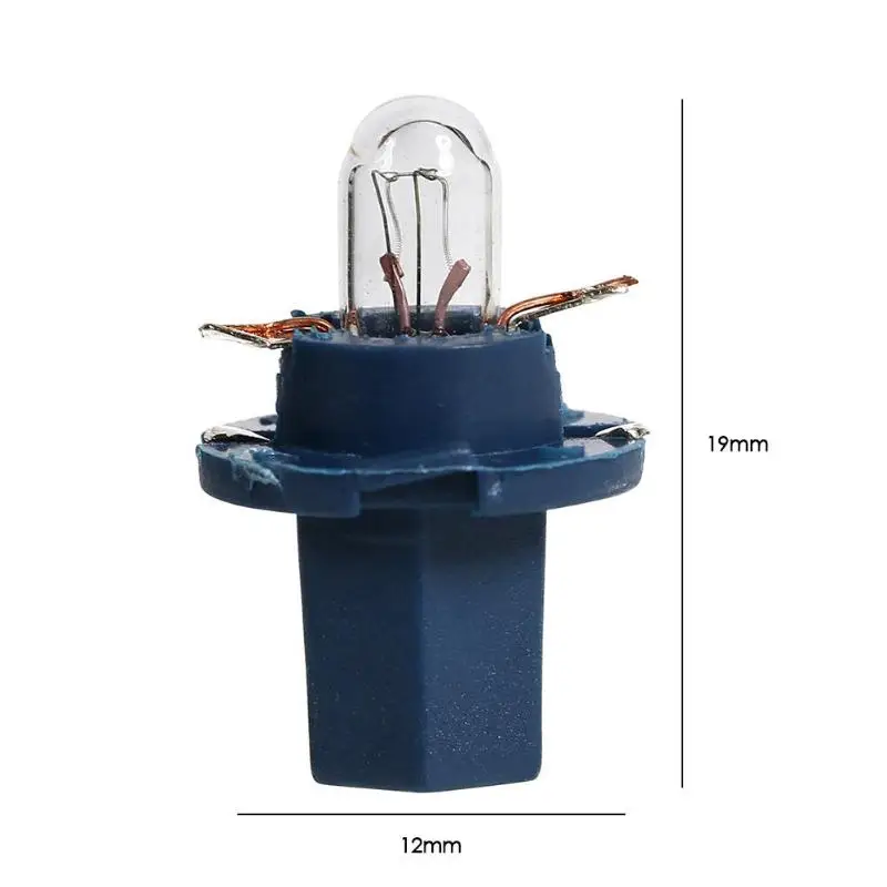 5pcs 12V 1,2 W T5 галогенные автомобильные манометры для Тире Инструмент светильник синий