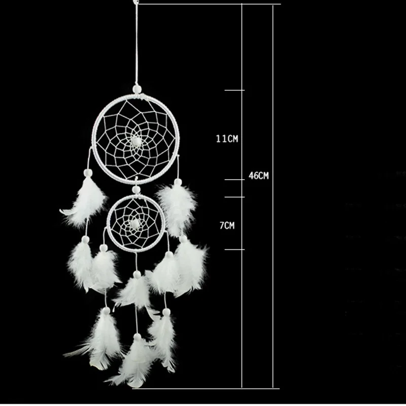 Ловец снов подвески белый веб перо амулеты Lucky Boho модные ювелирные изделия|jewelry