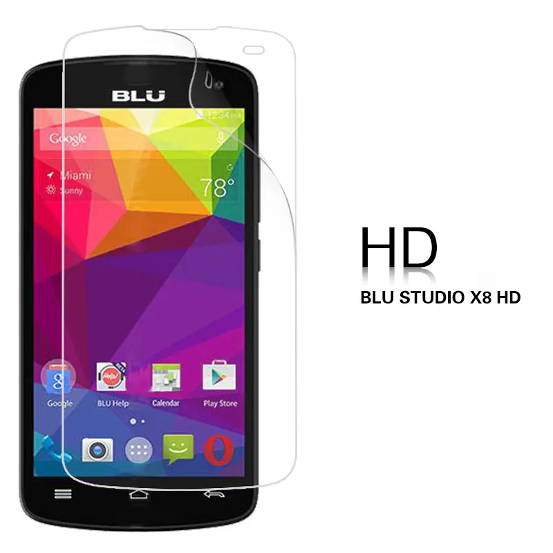 Прозрачная HD ЖК-глянцевая пленка для BLU Studio X8 5 в 530 матовая против отпечатков