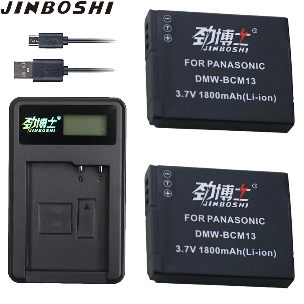 2 шт. DMW BCM13 BCM13E DMWBCM13 батарея + LCD USB одно зарядное устройство для Panasonic Lumix ZS27 ZS30 ZS35 DMC