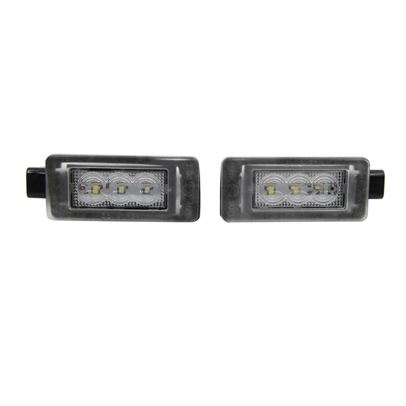 CANbus Белый светодиодный номерной знак для Peugeot 207 CC 208 12 16 2008 308 MK2 Citroen C5 III RD 2