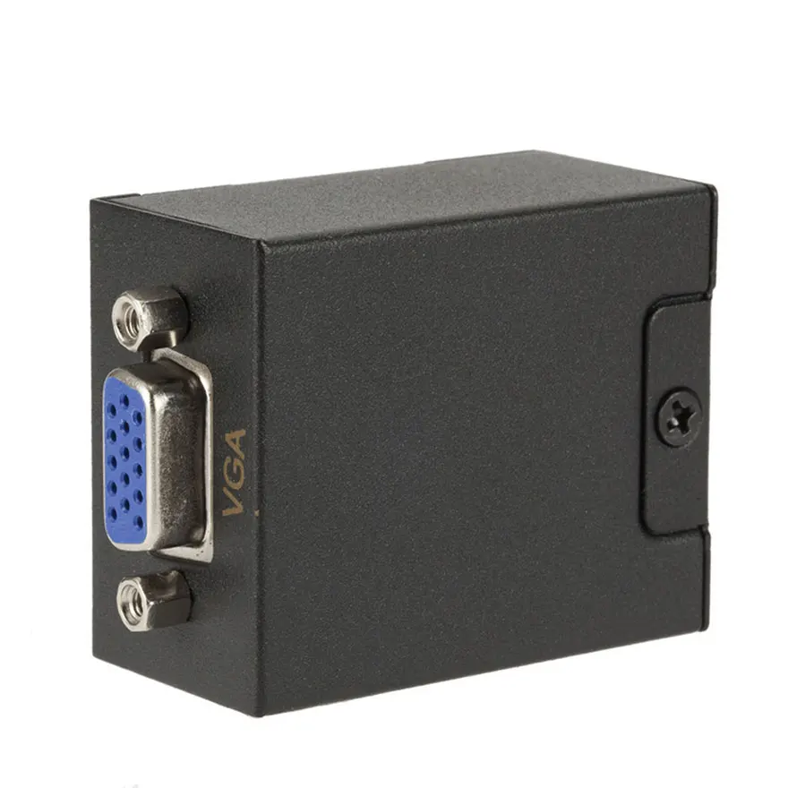 60 м VGA удлинитель сплиттер для Lan Cat5 Cat5e RJ45 Ethernet Женский сетевой сигнал расширитель передатчик приемник для HDTV PC