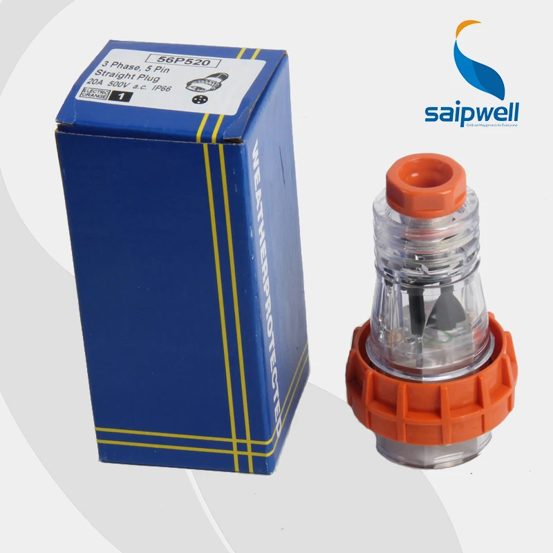 IP66 500V 20A 5P Saip/Saipwell Высокое качество/Австралийский промышленный Мужской