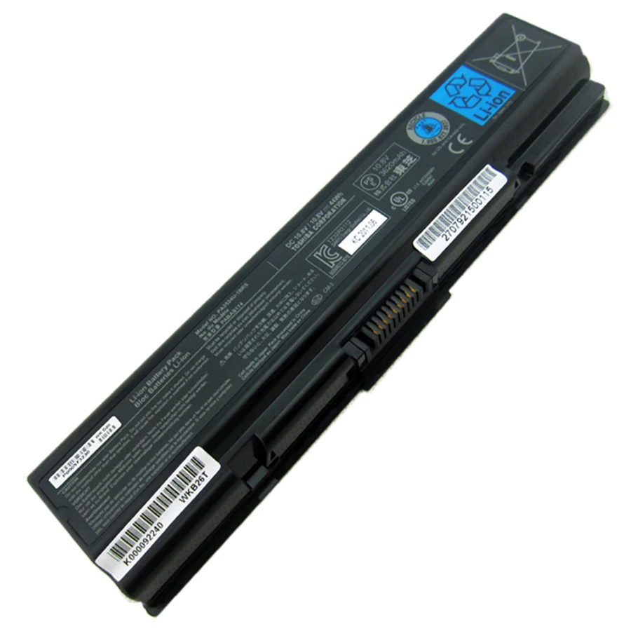 

44Wh Original PA3534U-1BRS Battery Pack for TOSHIBA A200 PABAS174 PA3534U A210 A300 A500 L200 A210 A350 L400 L500 L300 L450 L550