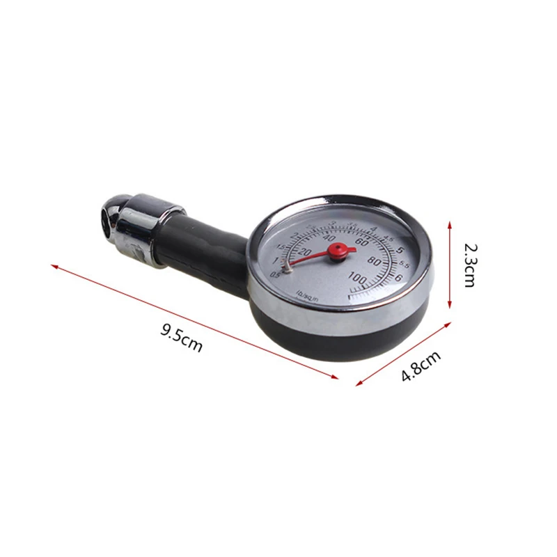 Auto Wheel Tire Air Pressure Gauge Meter Handle Mirror Shaped Vehicle Motorcycle Car Tyre Tester VS998
