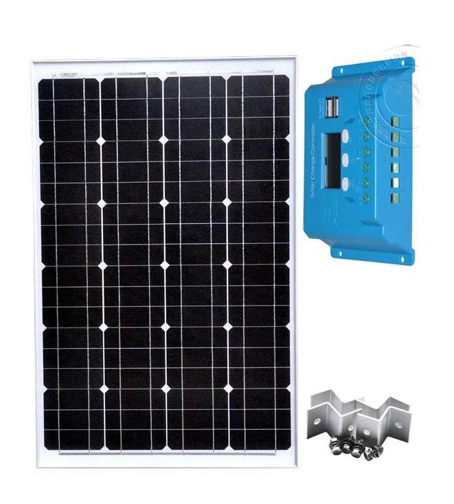 

Solar Panel Kit 60w 18v Solar Battery Charger Solar PWM 12v/24v 10A Z Bracket Mount RV Boat Motorhome Caravan Car Camping Rv LED