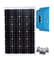 solar panel kit 60w 18v solar battery charger solar pwm 12v24v 10a z bracket mount rv boat motorhome caravan car camping rv led