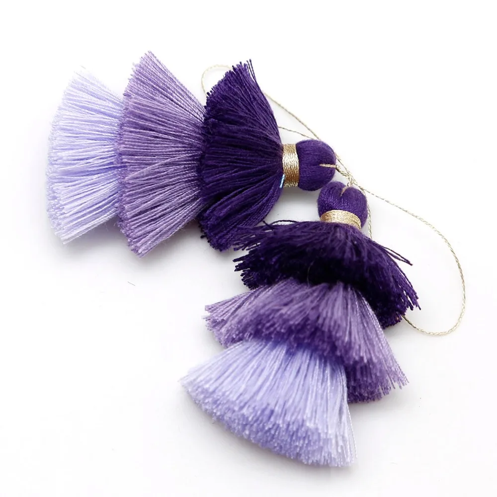 1PCS 75mm 3 Colors Polyester Tassel Fringe Trim Cotton For Home Wedding Decoration DIY Sewing Curtains Accessories | Дом и сад