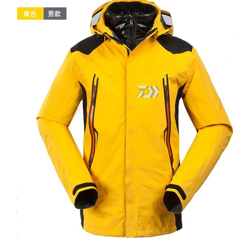 

2018 Outdoor Climbing Waterproof Jacket Men Two Sets Fishing Down Jacket Winter Anti-UV Breathable Fishing Clothes 4 Colors