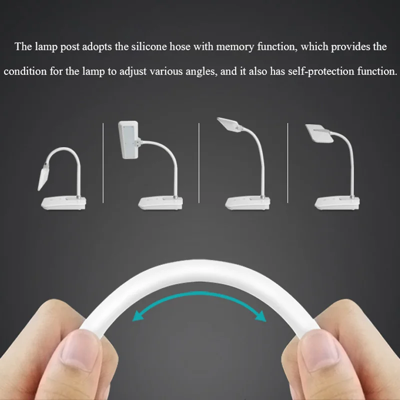 Перезаряжаемые настольные лампы светодиодные 3 уровня сенсорный диммер